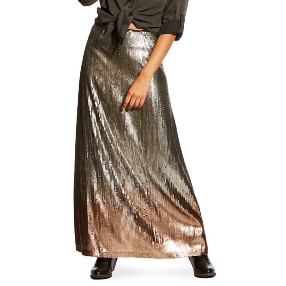 Ariat Sequin Full Length Skirt, size 10